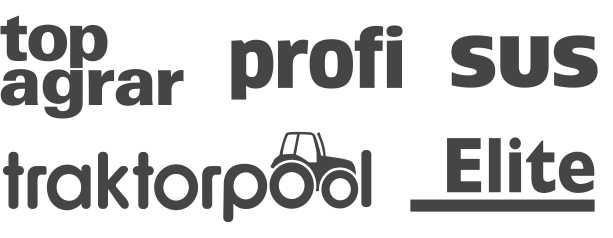 Logos: top agrar, profi, sus, traktorpool